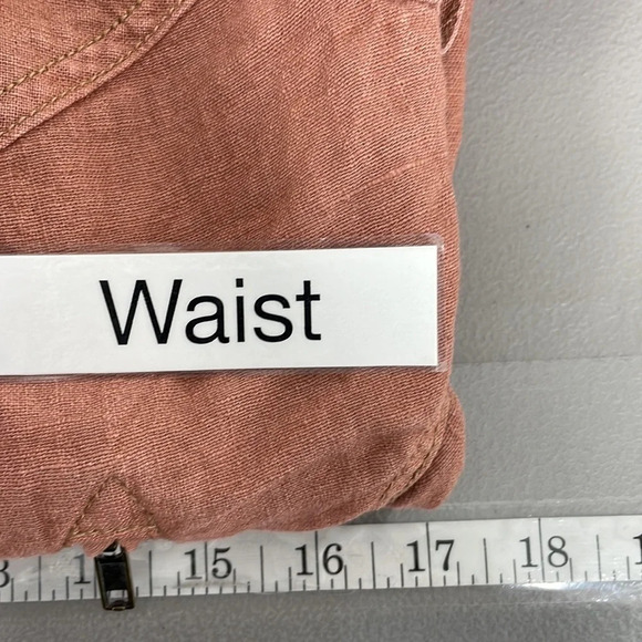 Free People Jacket Linen Orange Size X Small XS - Picture 15 of 16